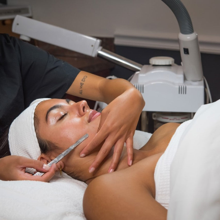 Duo Dermaplaning Facial &amp; Microneedling Facial